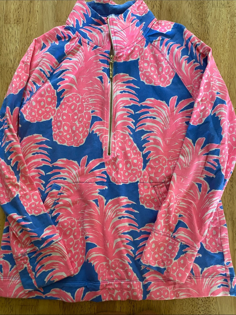 Lilly Pulitzer Skipper Popover in Blue Haven Little Flamenco